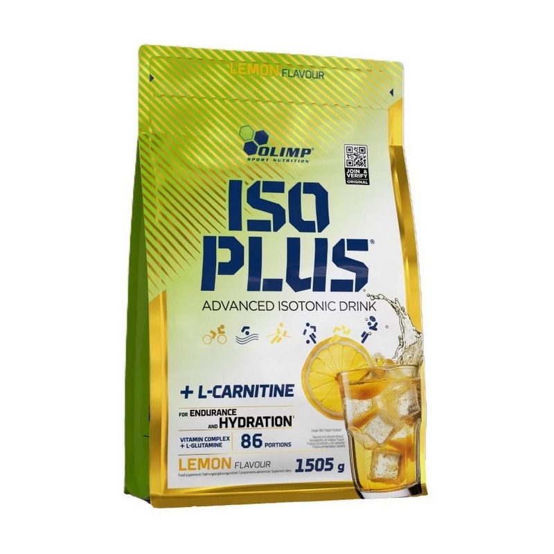 OLIMP Iso Plus + L-Carnitine (1,5 kg, lemon)
