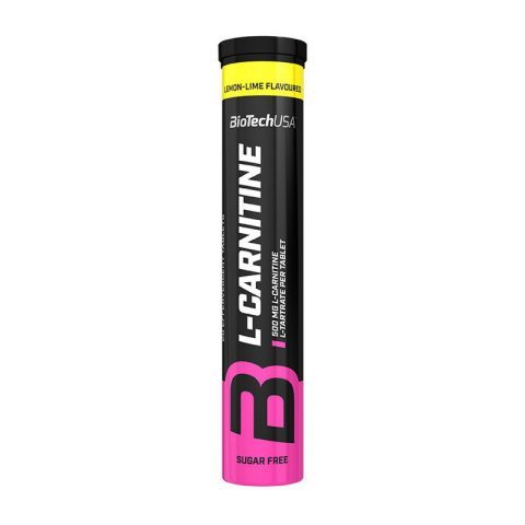 BioTech Effervescent L-Carnitine 500 mg (20 tab, blue raspberry)