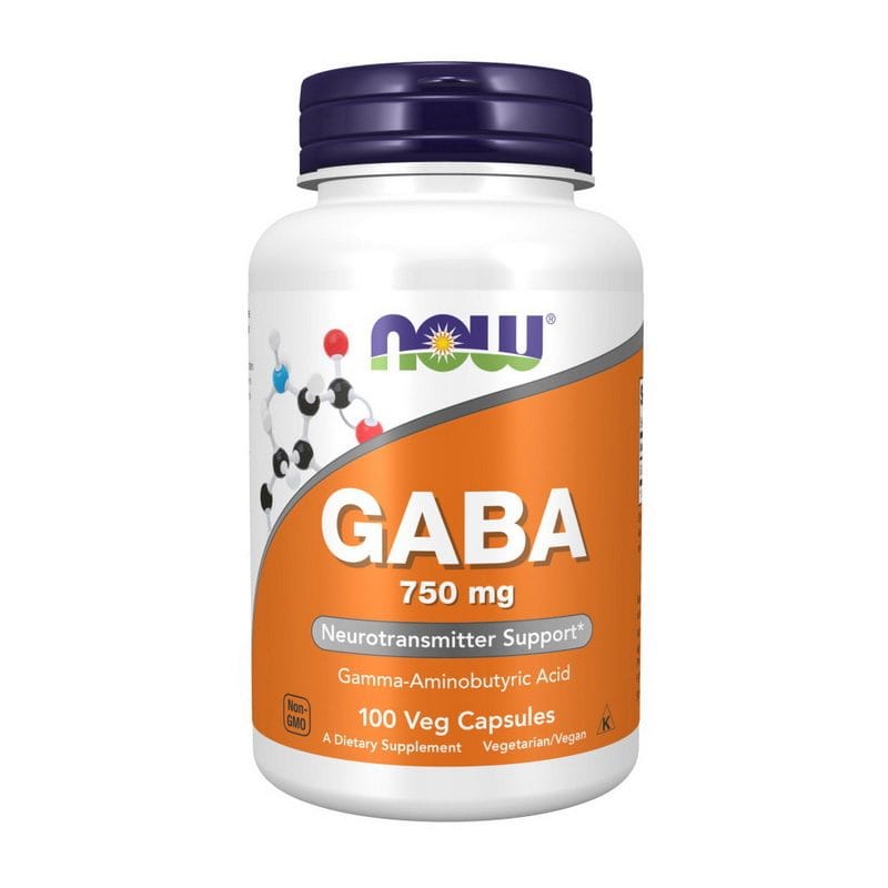 NOW GABA 750 mg (100 cap)