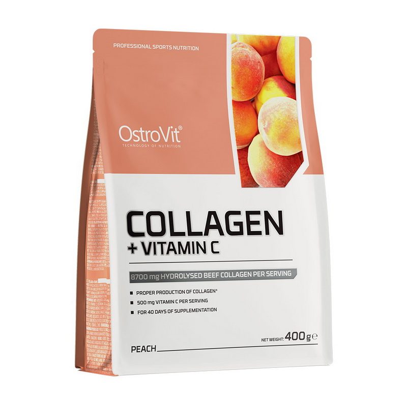 OstroVit Collagen + Vitamin C (400 g, peach)