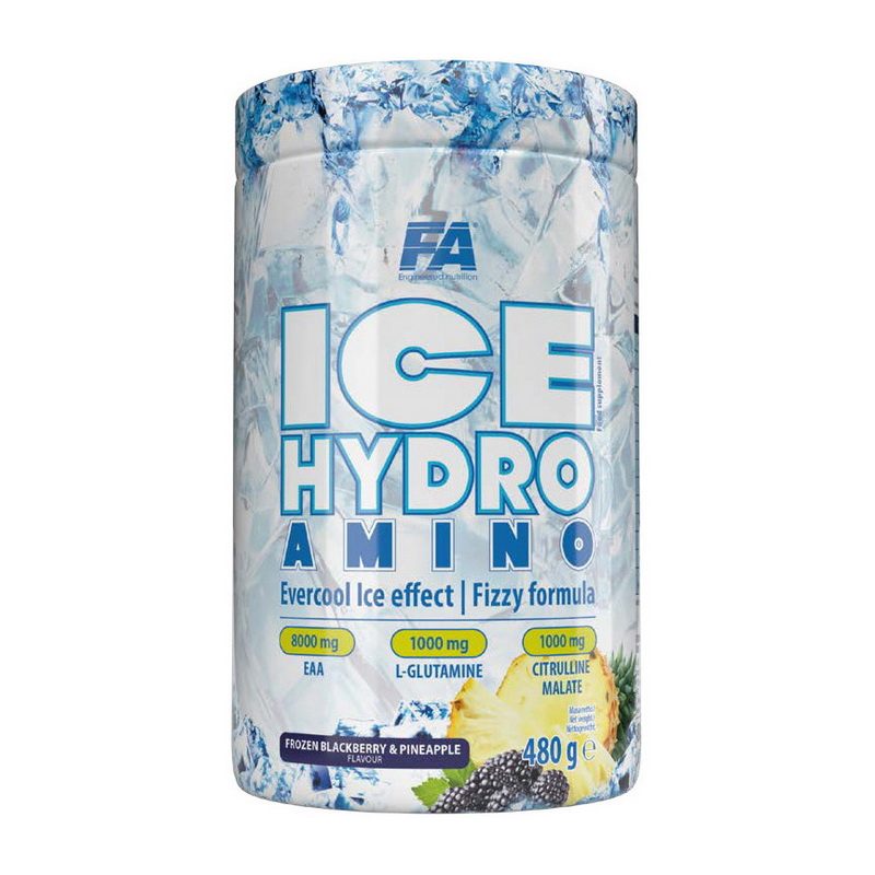 Fitness Authority Ice Hydro Amino (480 g, frozen blackberry & pineapple)