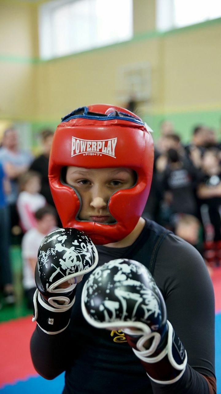 Рукавички для Karate PowerPlay 3092KRT Чорні-Білі L