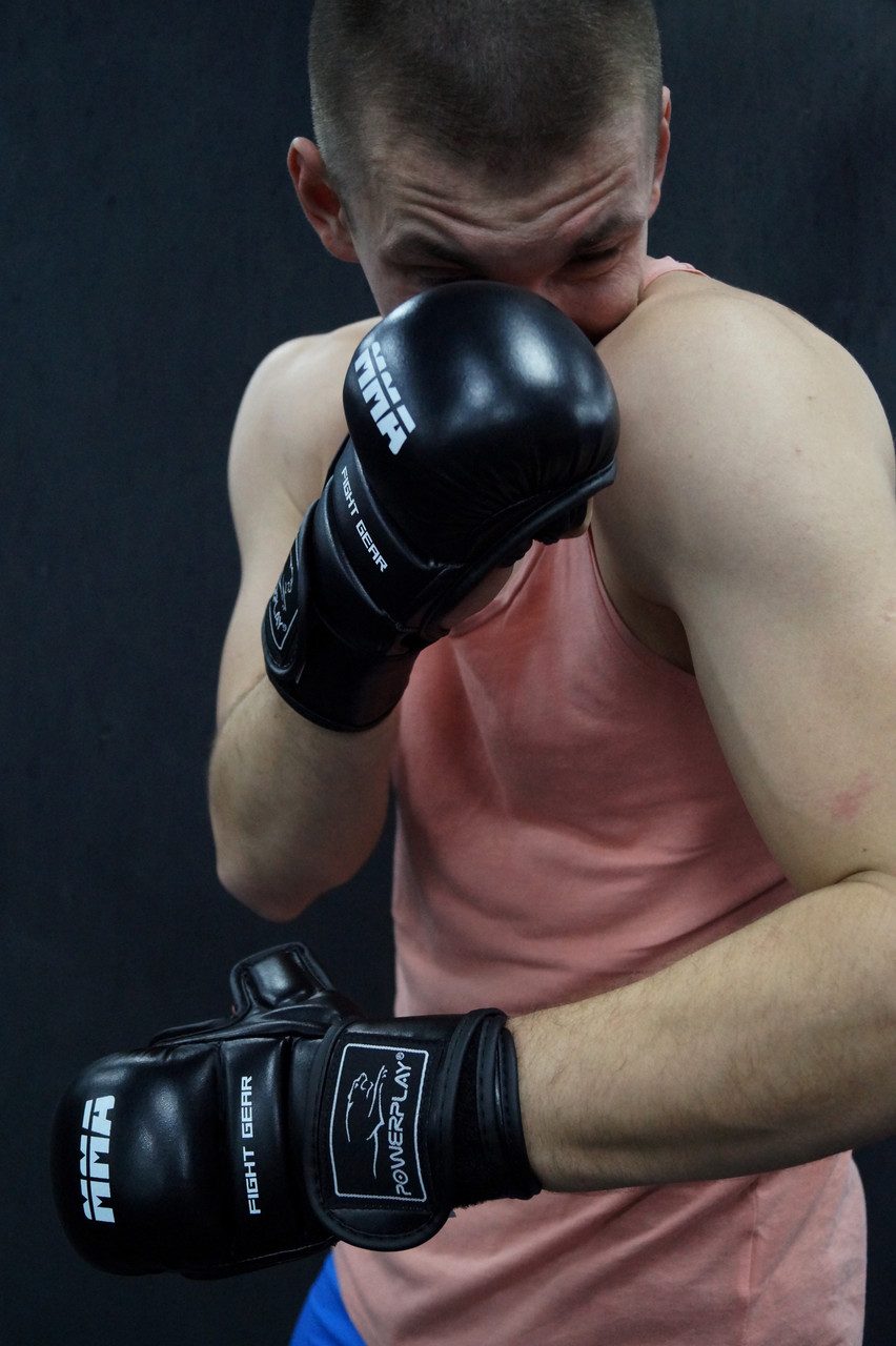 Рукавиці для MMA PowerPlay 3026 Чорні L