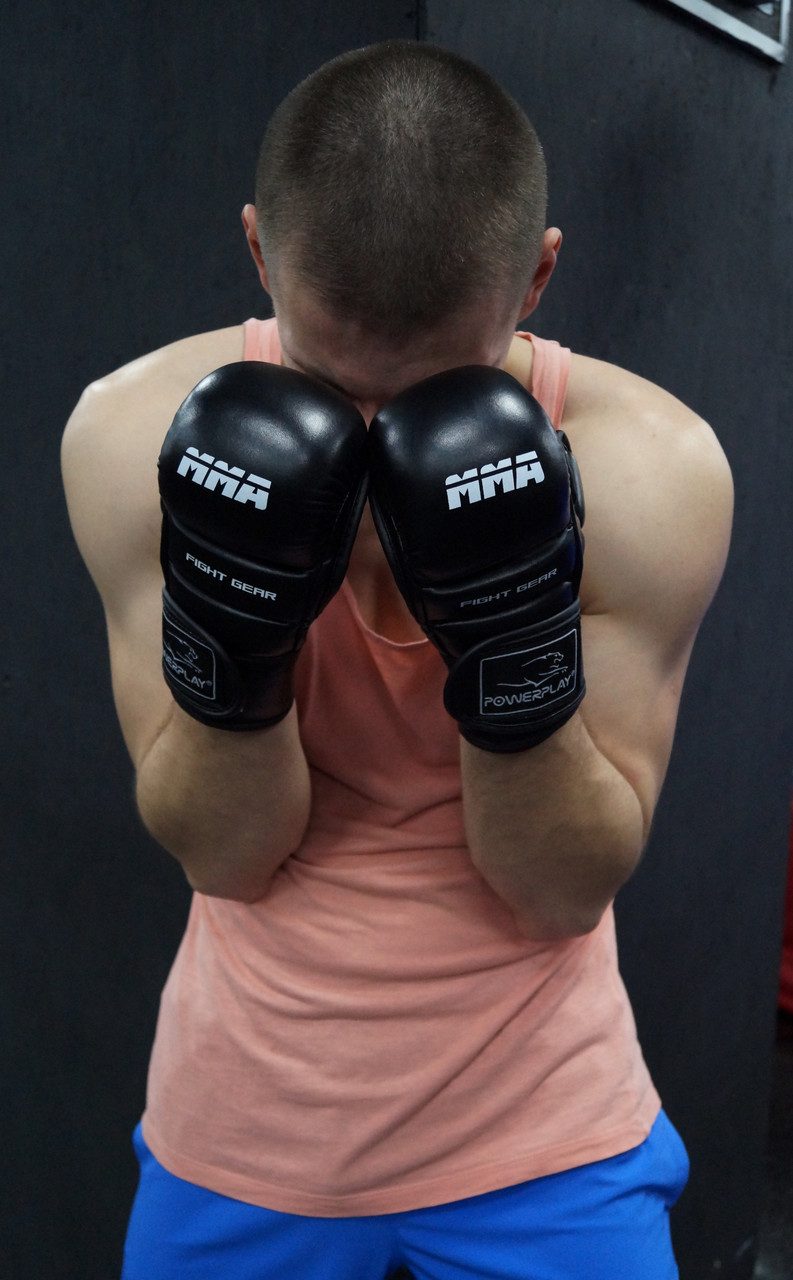Рукавиці для MMA PowerPlay 3026 Чорні L