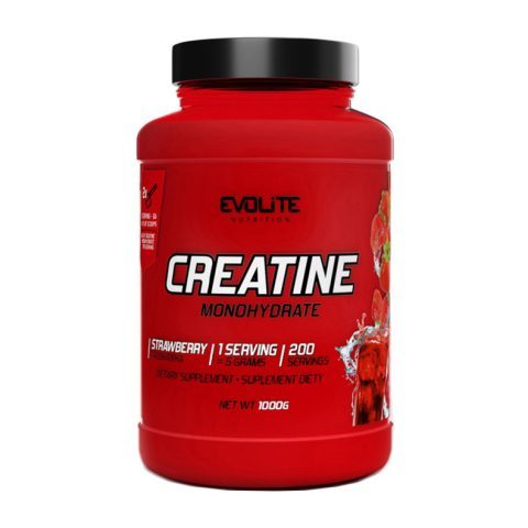 Evolite Nutrition Creatine Monohydrate (1 kg, strawberry)
