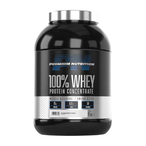 Premium Nutrition 100% Whey Protein Concentrate (2 kg, choco-oro)