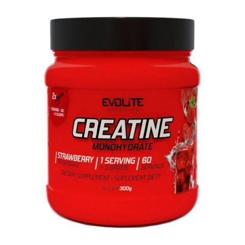 Evolite Nutrition Creatine Monohydrate (300 g, strawberry)
