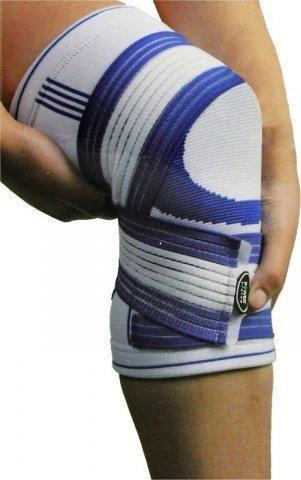 Наколінник Power System PS-6008 Knee Support Pro Blue/White (1шт.) L/XL