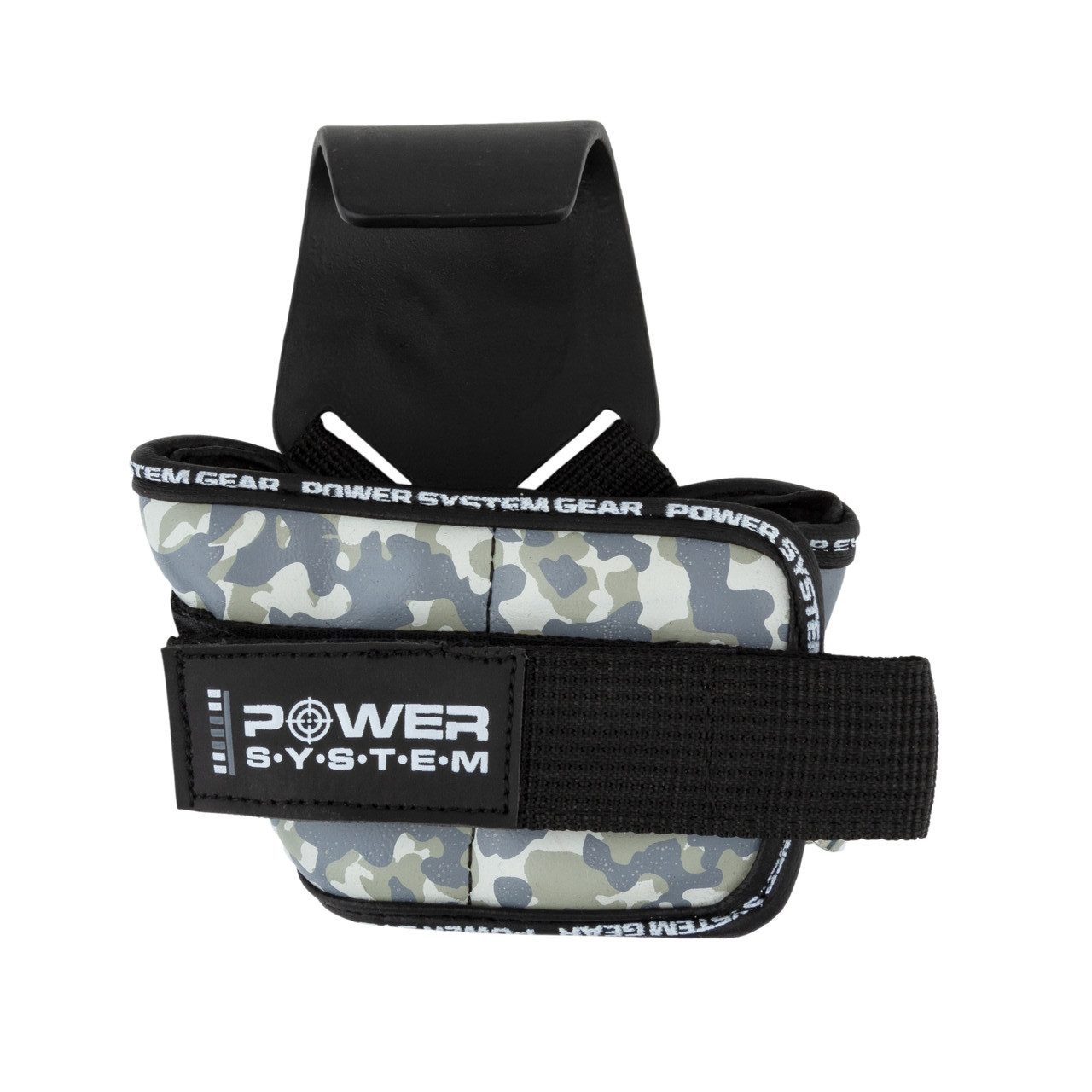 Гаки для тяги на зап’ястя Power System PS-3370 Hooks Camo Black/Grey L