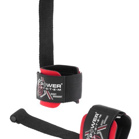 Лямки для тяги з валіком Power System PS-3350 Power Pin Black/Red