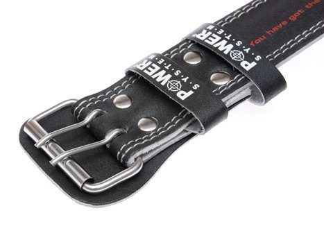 Пояс для важкої атлетики Power System PS-3250 Power Basic шкіряний Black XXL
