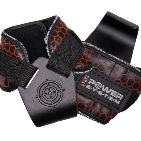 Гаки для тяги на зап’ястя Power System PS-3360 Hooks V2 Black/Red XL