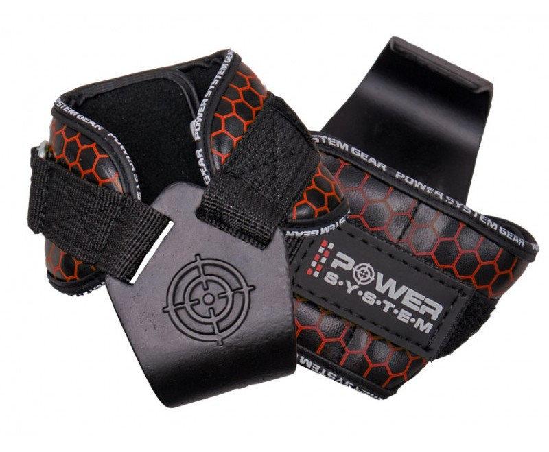 Гаки для тяги на зап’ястя Power System PS-3360 Hooks V2 Black/Red XL