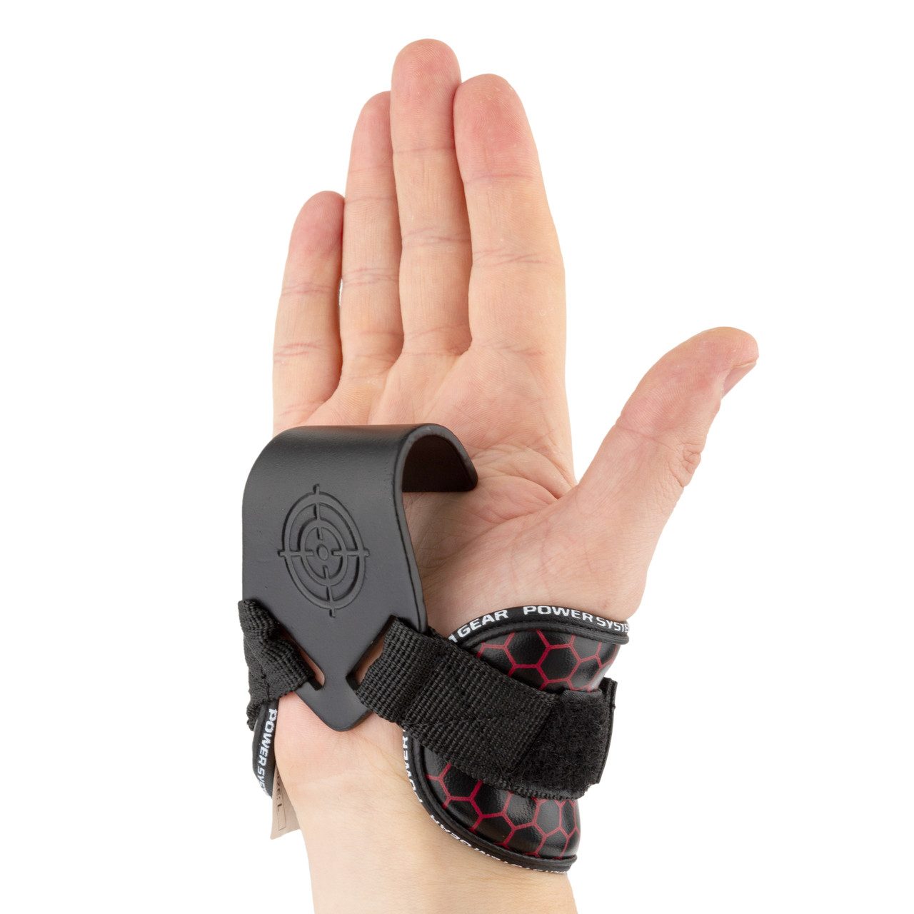 Гаки для тяги на зап’ястя Power System PS-3360 Hooks V2 Black/Red XL