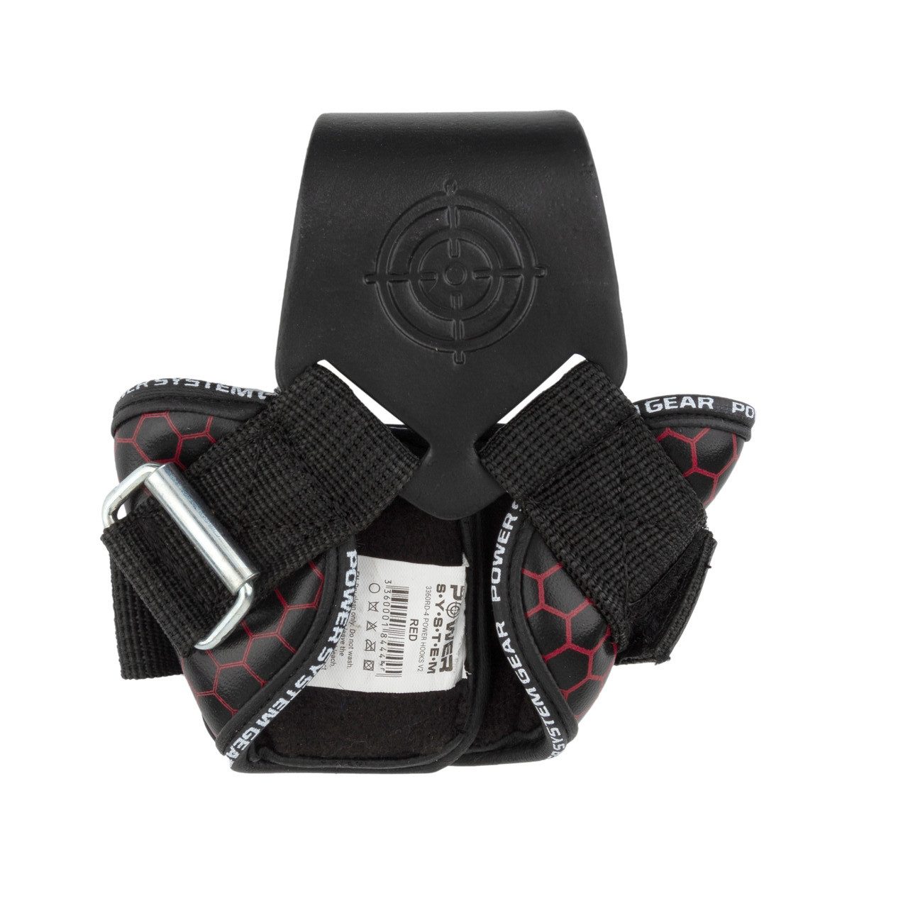 Гаки для тяги на зап’ястя Power System PS-3360 Hooks V2 Black/Red XL