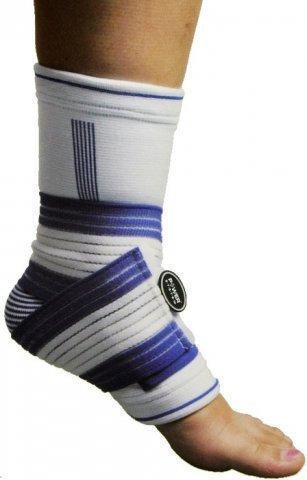 Бандаж на гомілкостоп Power System PS-6009 Ankle Support Pro Blue/White (1шт.) L/XL
