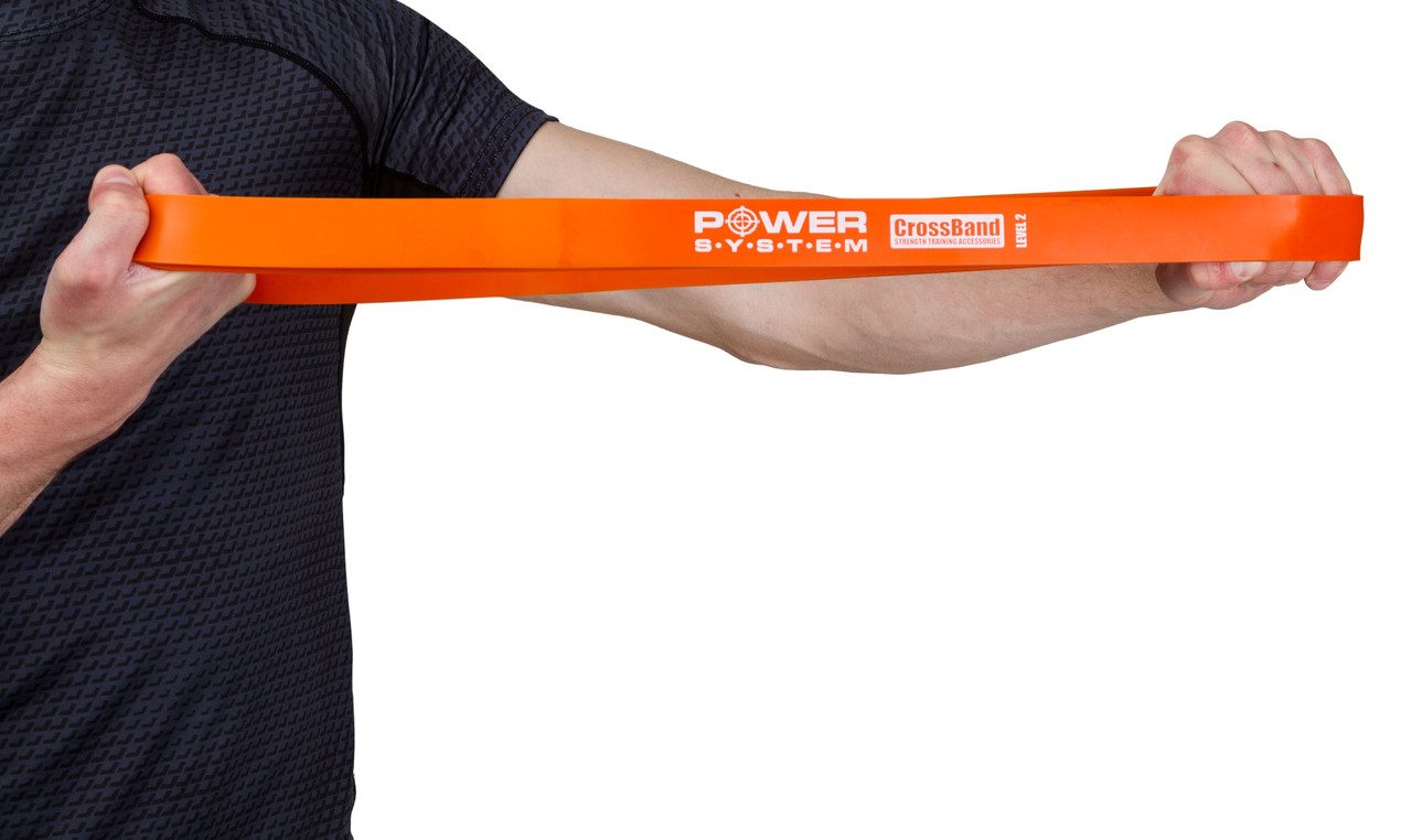 Еспандер-петля (гумка для фітнесу і кроссфіту) Power System PS-4052 CrossFit Level 2 Orange (опір 10-35 кг)