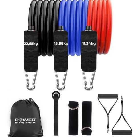 Набір трубчастих еспандерів Power System PS-4098 Ultimate Set Expander 3шт.