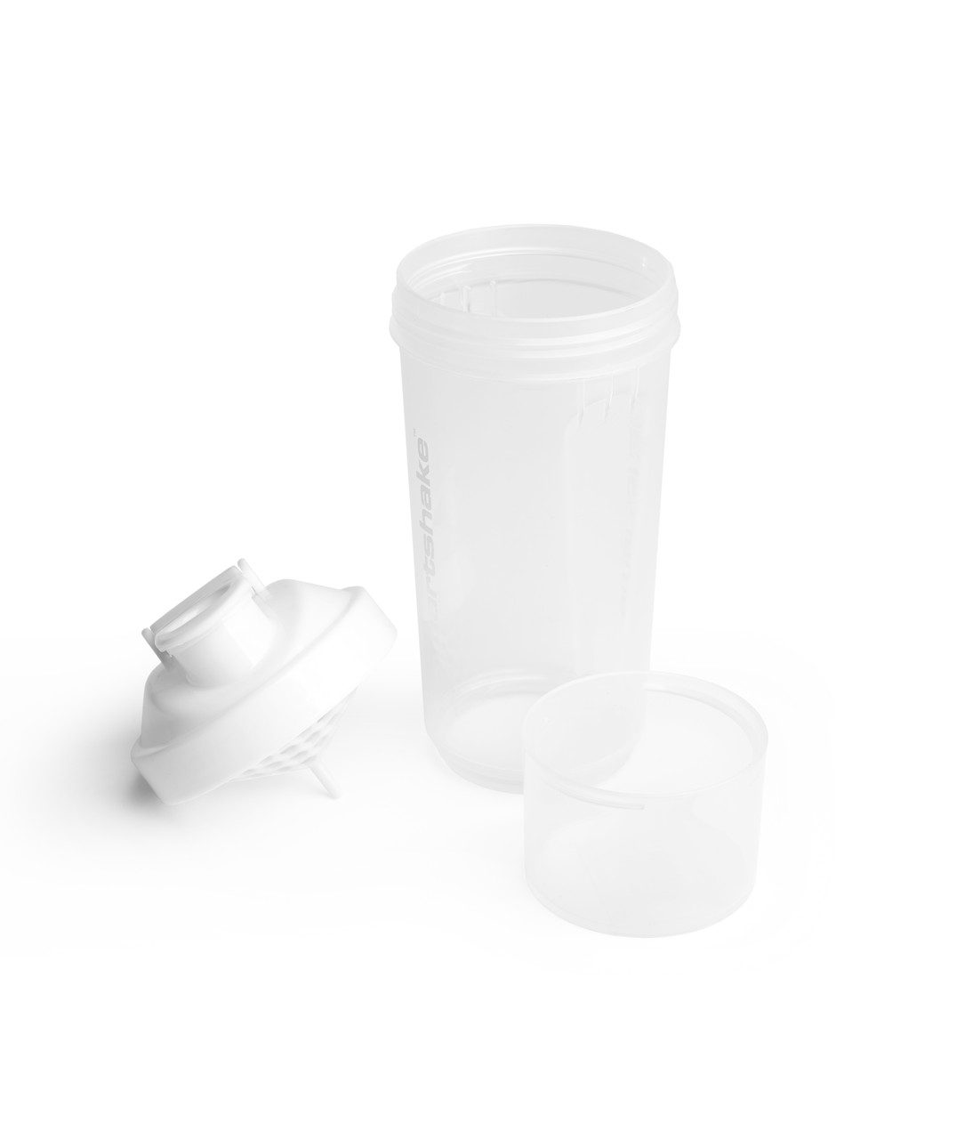 Шейкер спортивний SmartShake Slim 500ml Pure White