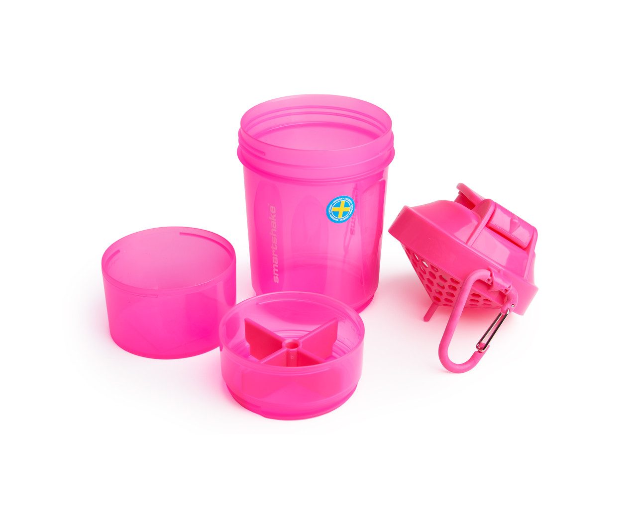 Шейкер спортивний SmartShake Original2GO 600ml Neon Pink