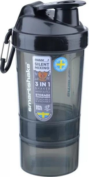 Шейкер спортивний SmartShake Original2GO 600ml Dark Gray