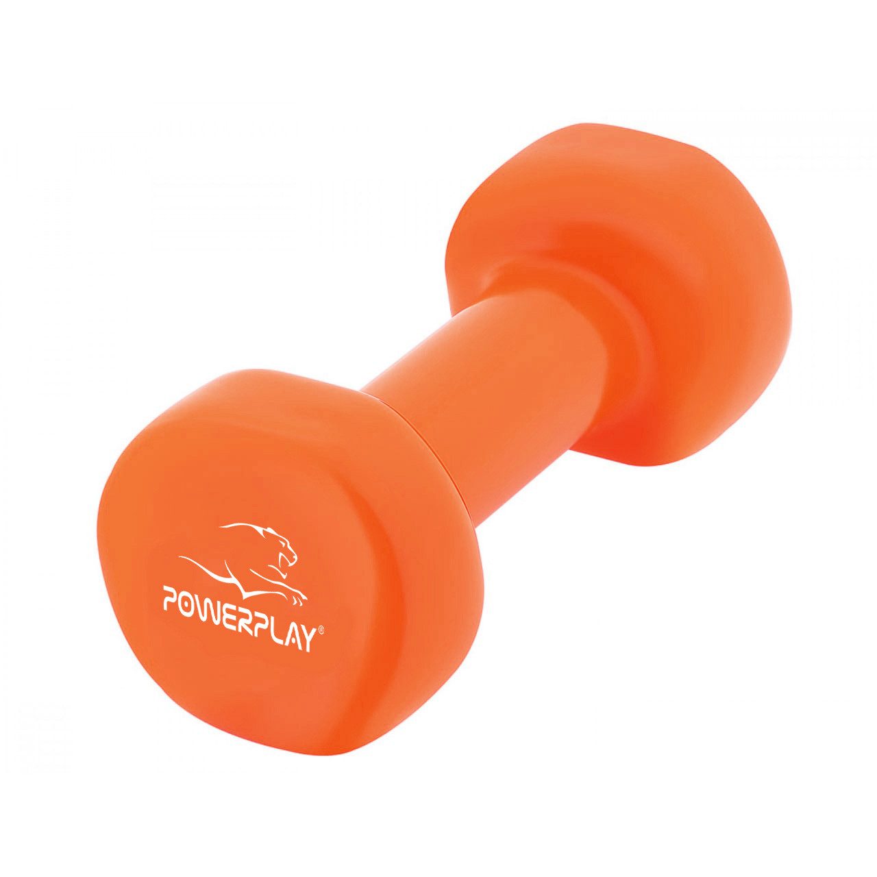 Гантелі вінілові PowerPlay 4125 Achilles 2*1 кг. Помаранчеві (пара – 2шт.)