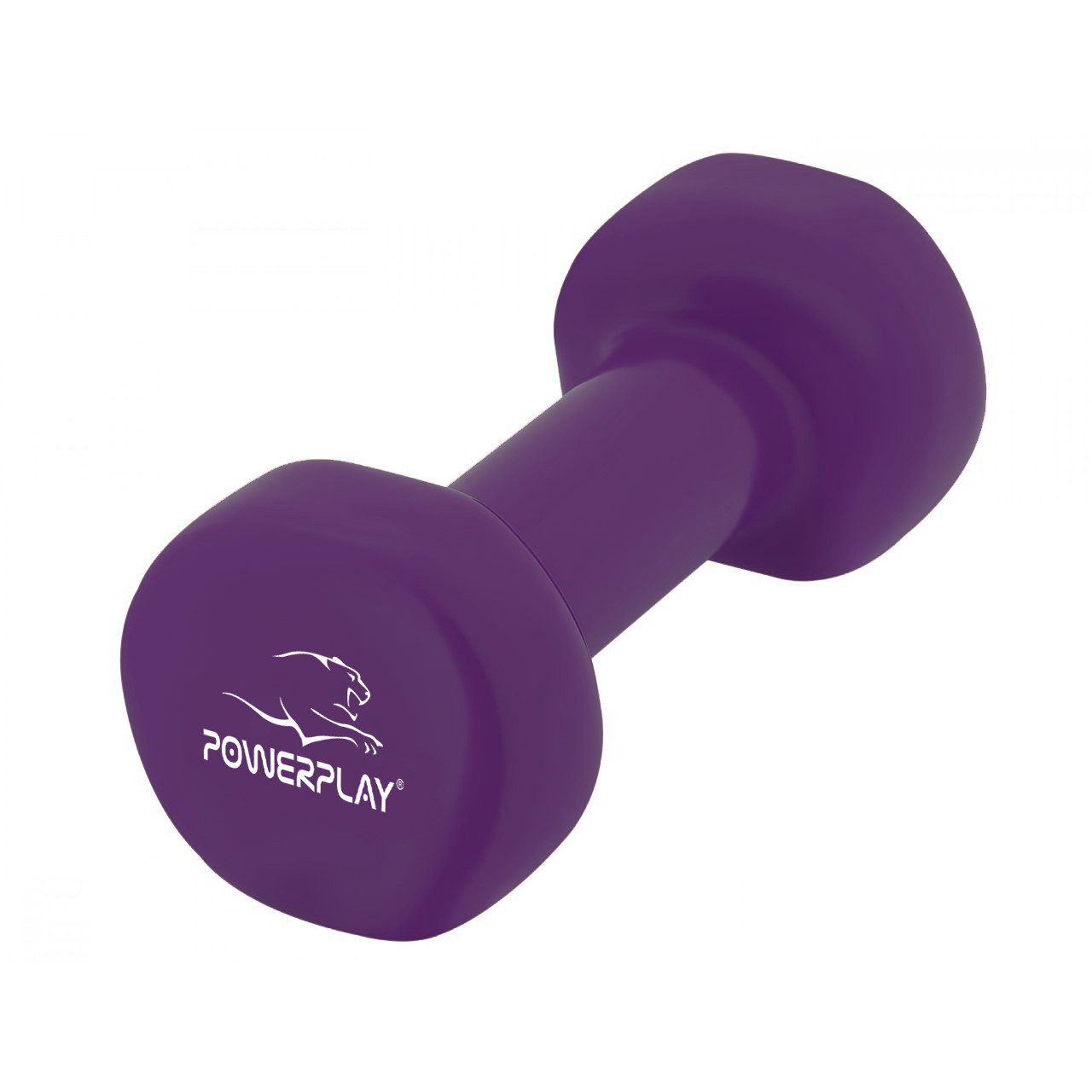 Гантелі вінілові PowerPlay 4125 Achilles 2*2.5 кг. Фіолетові (пара – 2шт.)