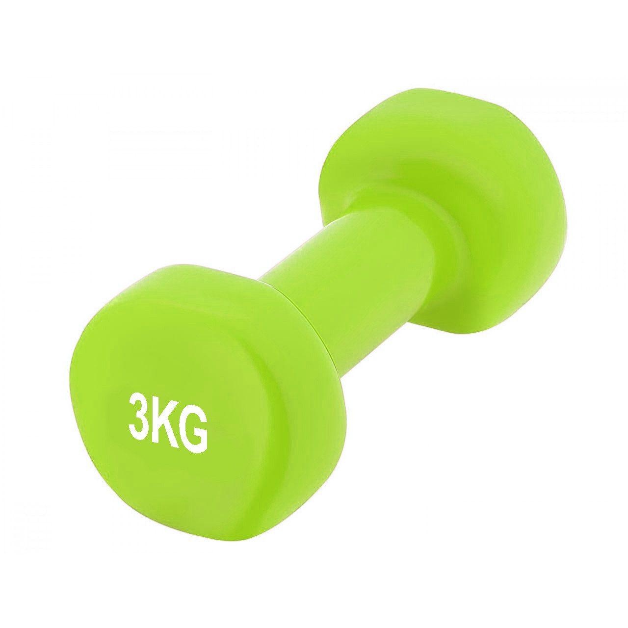 Гантелі вінілові PowerPlay 4125 Achilles 2*3 кг. Зелені (пара – 2шт.)