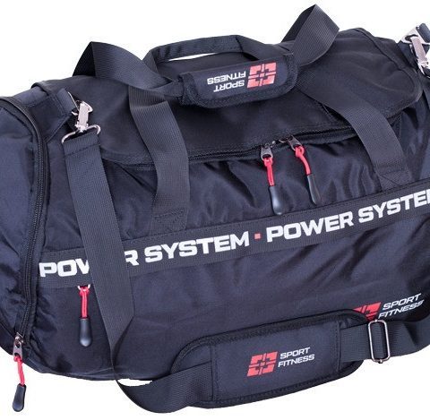 Сумка спортивна Power System PS-7012 Gym Bag-Dynamic Black/Red (38л)