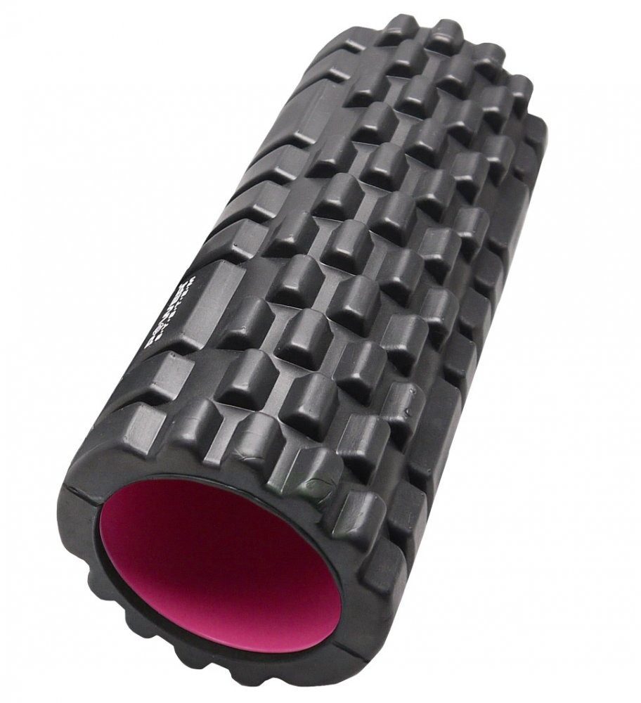 Масажний ролик (роллер) Power System PS-4050 Fitness Foam Roller Black/Pink (33×15см.)