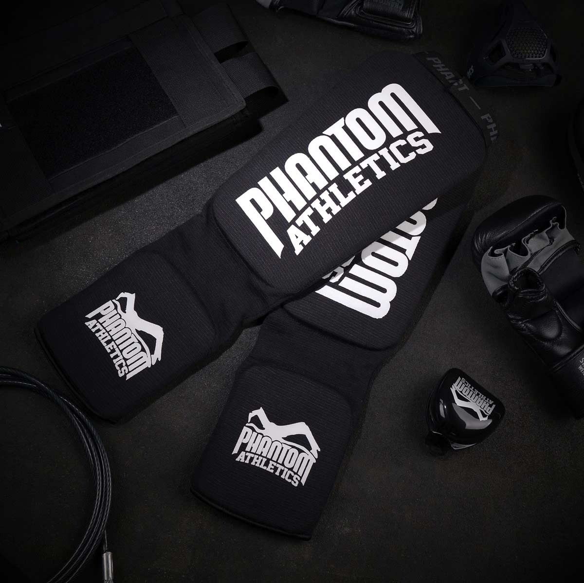 Захист гомілки та стопи Phantom Impact Black