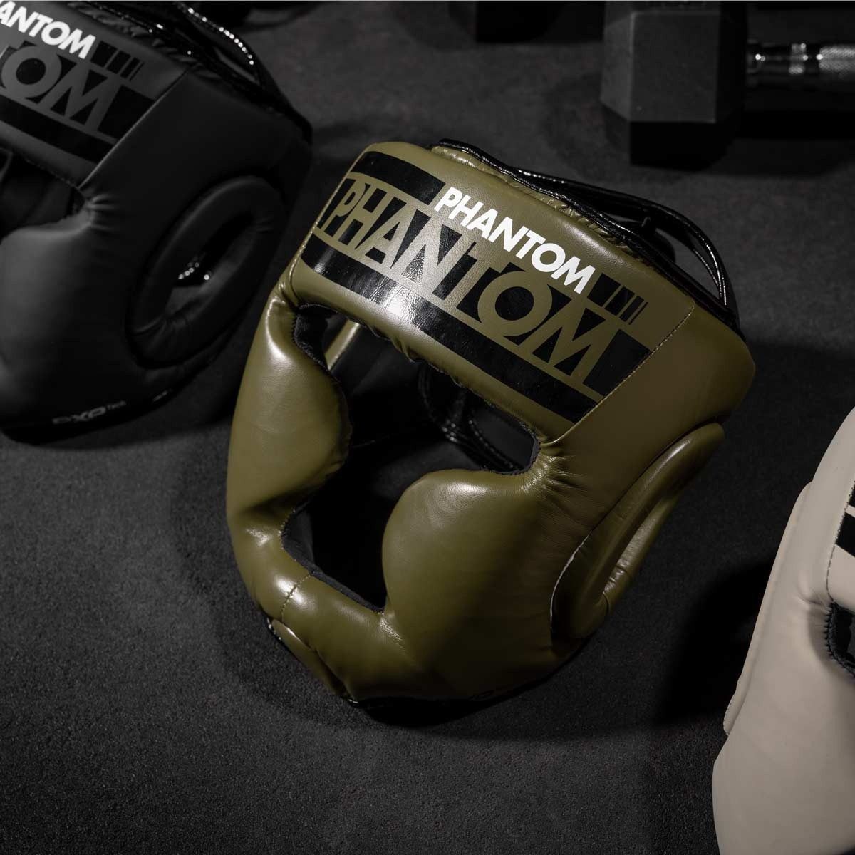 Боксерський шолом Phantom APEX Full Face Army Green