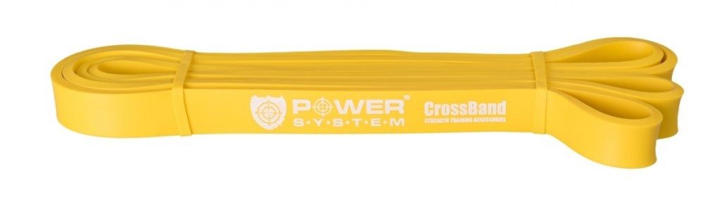 Еспандер-петля (гумка для фітнесу і кроссфіту) Power System PS-4051 CrossFit Level 1 Yellow (опір 4-25 кг)