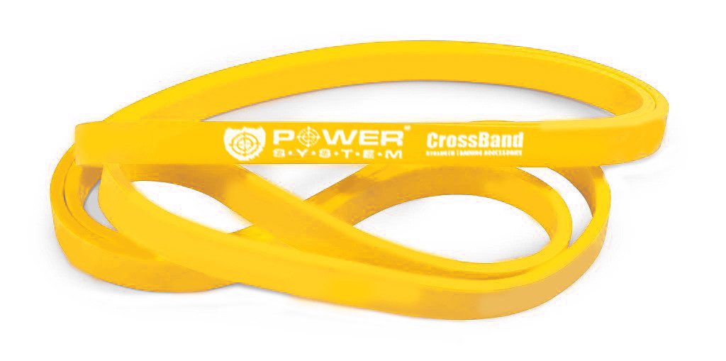 Еспандер-петля (гумка для фітнесу і кроссфіту) Power System PS-4051 CrossFit Level 1 Yellow (опір 4-25 кг)