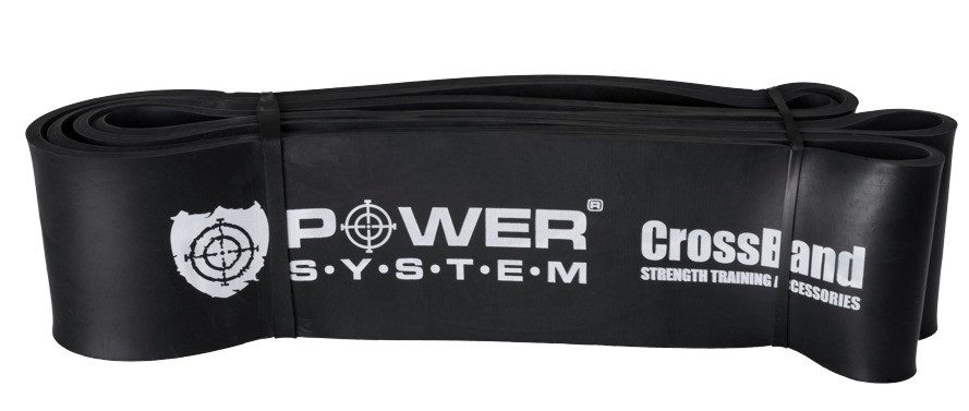Еспандер-петля (гумка для фітнесу і кроссфіту) Power System PS-4055 CrossFit Level 5 Black (опір 25-65 кг)