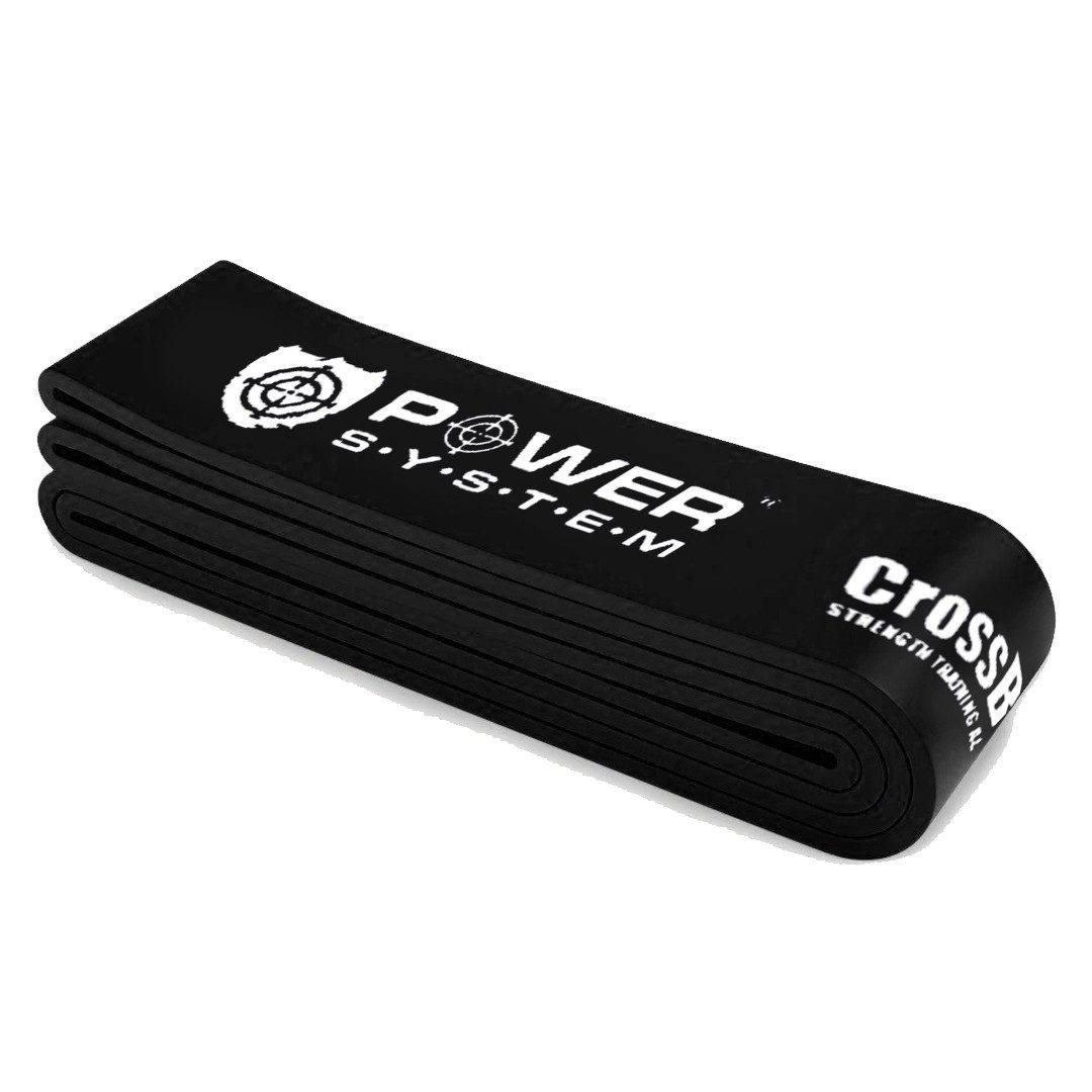 Еспандер-петля (гумка для фітнесу і кроссфіту) Power System PS-4055 CrossFit Level 5 Black (опір 25-65 кг)