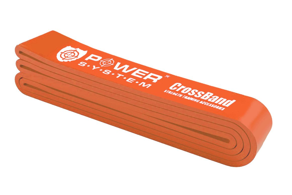 Еспандер-петля (гумка для фітнесу і кроссфіту) Power System PS-4052 CrossFit Level 2 Orange (опір 10-35 кг)