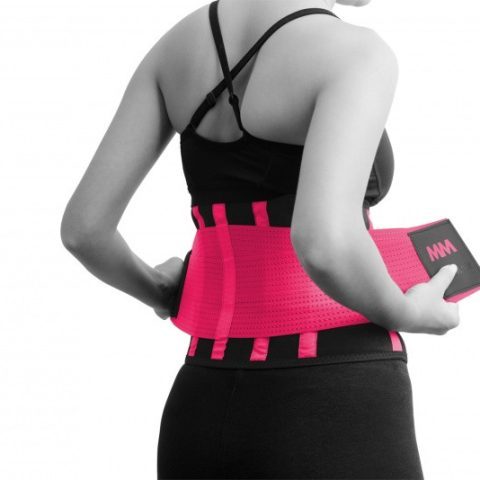 Пояс компресійний MadMax MFA-277 Slimming belt Black/neon pink S