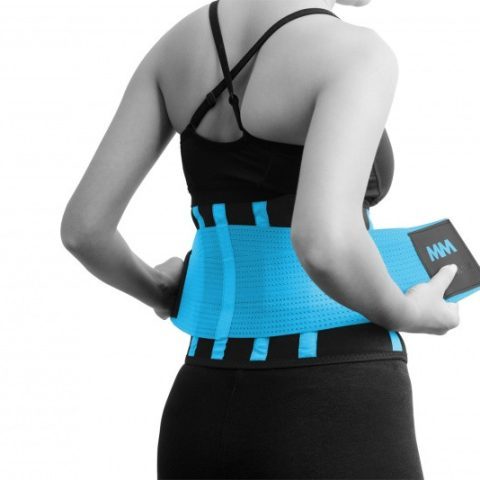 Пояс компресійний MadMax MFA-277 Slimming belt Black/turquoise M