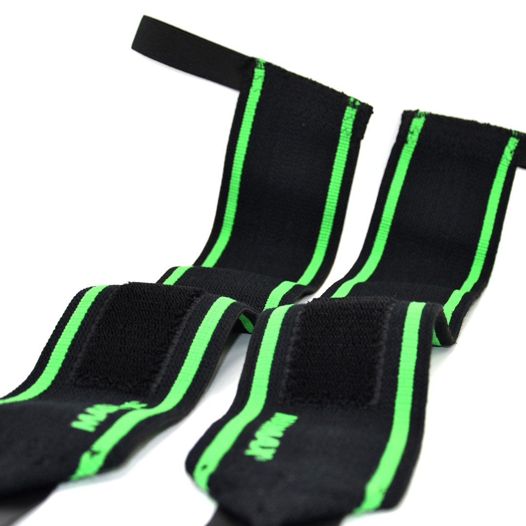 Кистьові бинти MadMax MFA-298 Wrist Wraps 18″ Black/Green (пара)