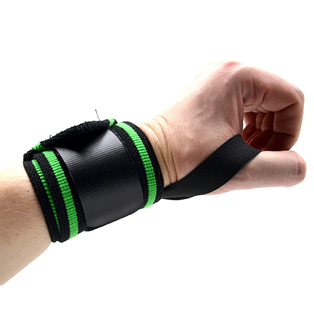 Кистьові бинти MadMax MFA-298 Wrist Wraps 18″ Black/Green (пара)