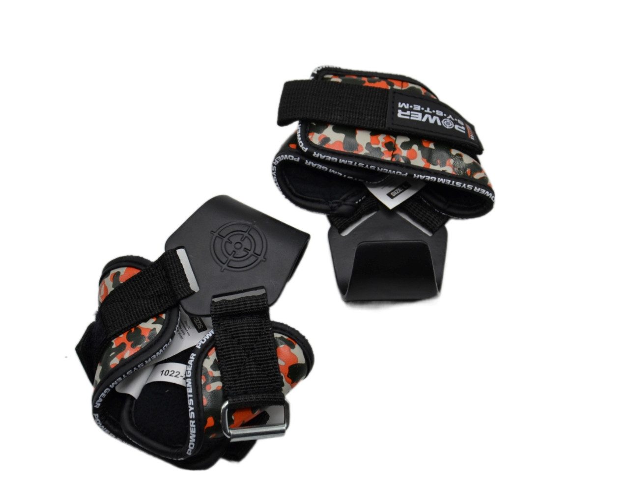 Гаки для тяги на зап’ястя Power System PS-3370 Hooks Camo Black/Red XL