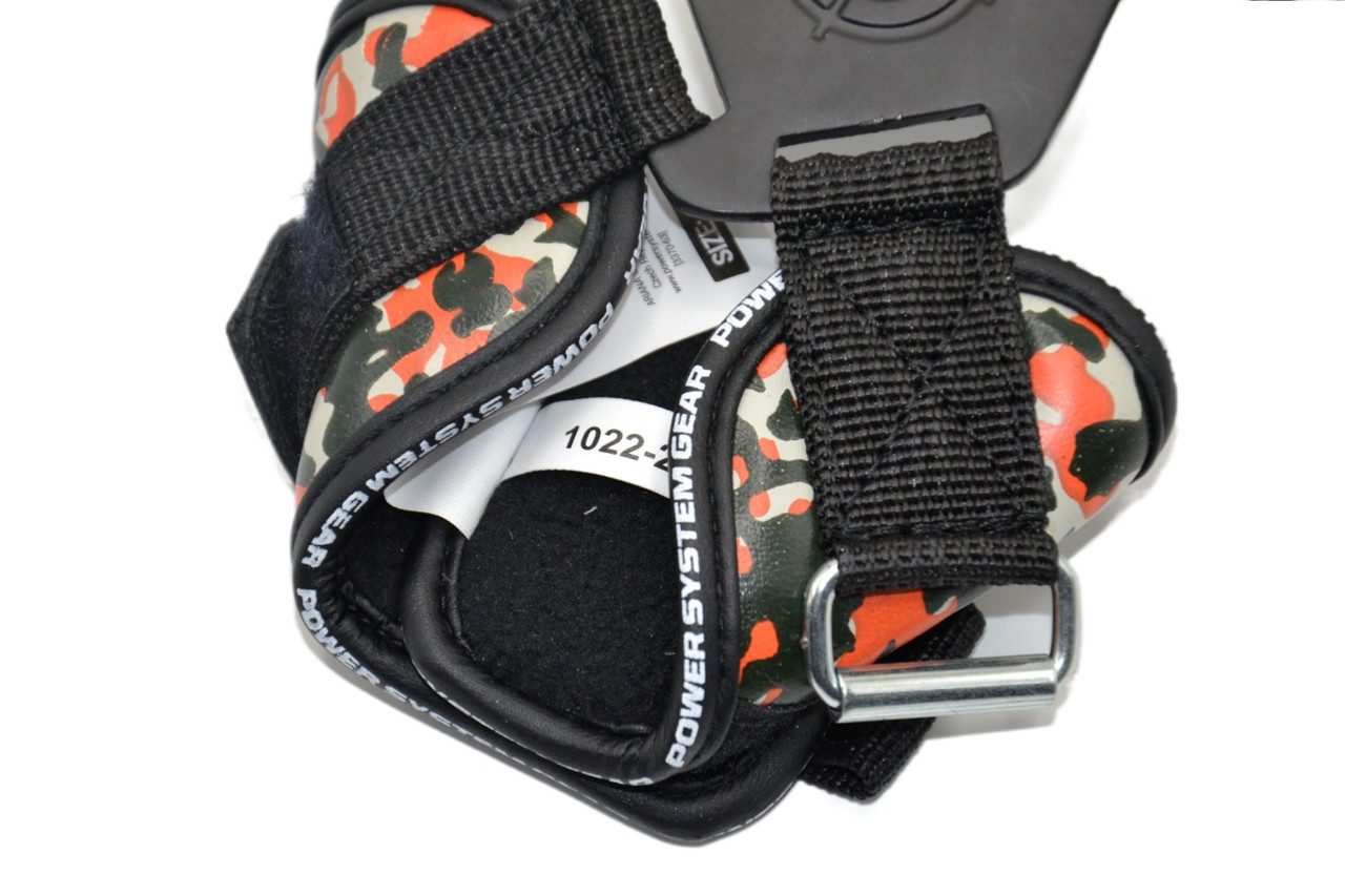 Гаки для тяги на зап’ястя Power System PS-3370 Hooks Camo Black/Red XL