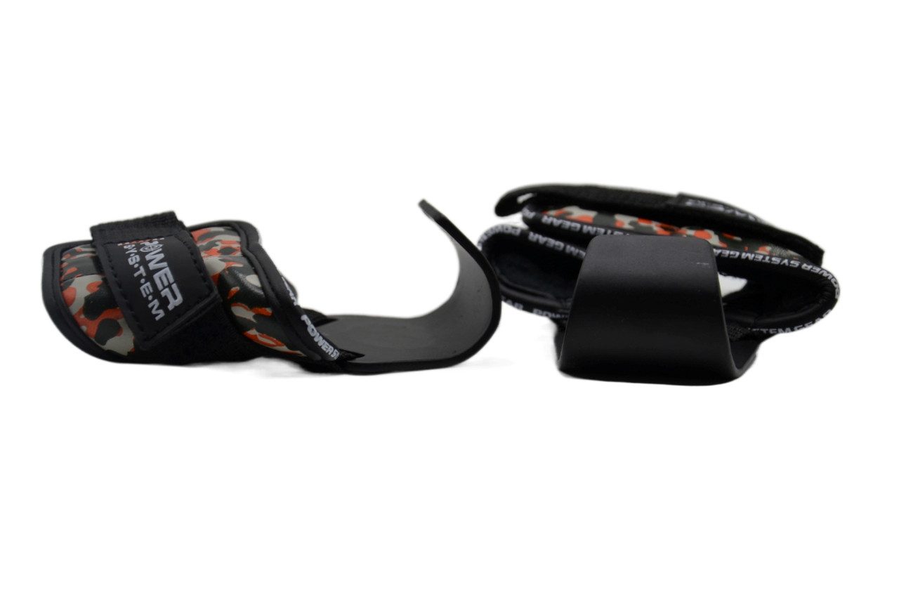 Гаки для тяги на зап’ястя Power System PS-3370 Hooks Camo Black/Red XL