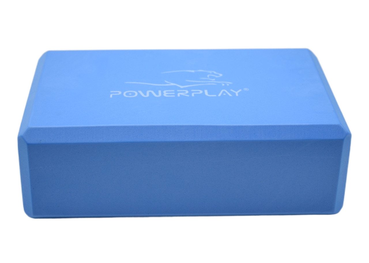 Блок для йоги 2 шт. (пара) PowerPlay 4006 Yoga Brick EVA Сині