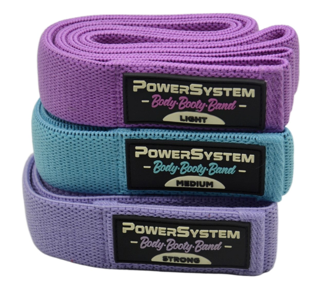 Набір тканевих гумок Power System PS-4129 Booty Band Set Long 3шт.