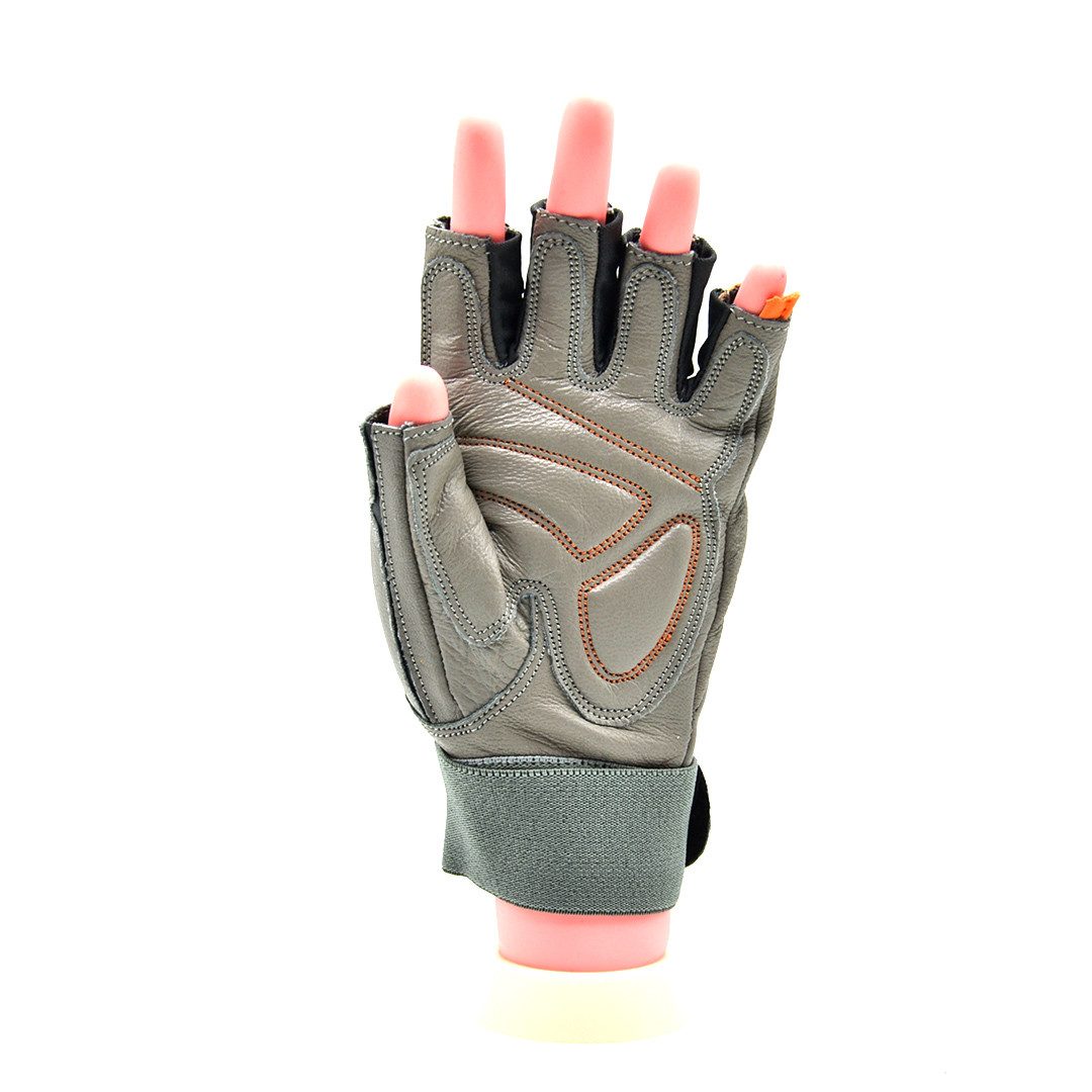 Рукавички для фітнесу MadMax MFG-921 Voodoo Light grey/orange M