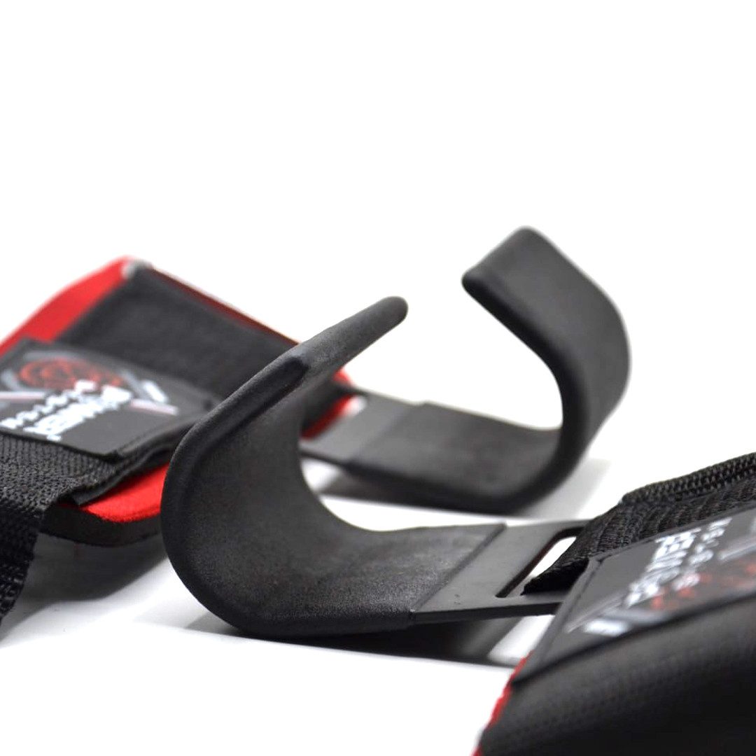 Гаки для тяги на зап’ястя Power System PS-3310 Hardcore Hooks Black/Red