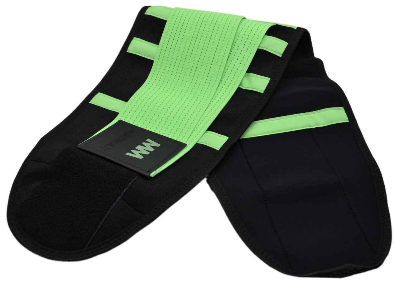 Пояс компресійний MadMax MFA-277 Slimming belt Black/neon green L