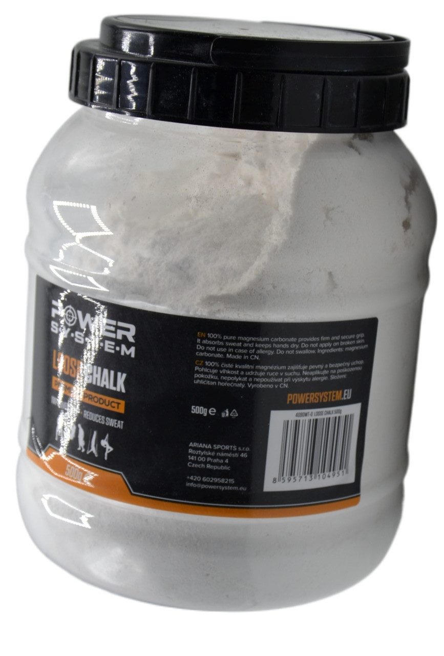 Магнезія спортивна суха PowerSystem PS-4090 Powder Chalk 500 г.